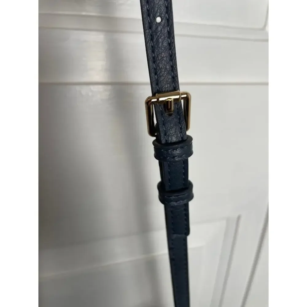 BOSTANTEN Leather Small Crossbody Bag Midnight Blue Wallet Cell‎ Phone Bag